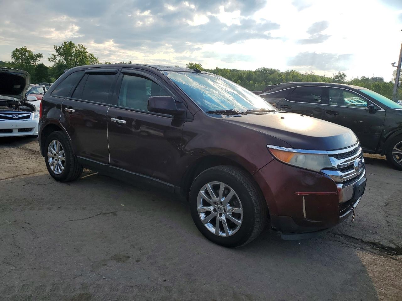 2011 Ford Edge Sel Red vin: 2FMDK4JC9BBA66636