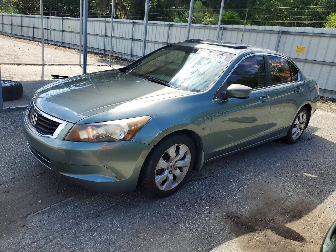 2008 Honda Accord Exl Green vin: 1HGCP26858A122393