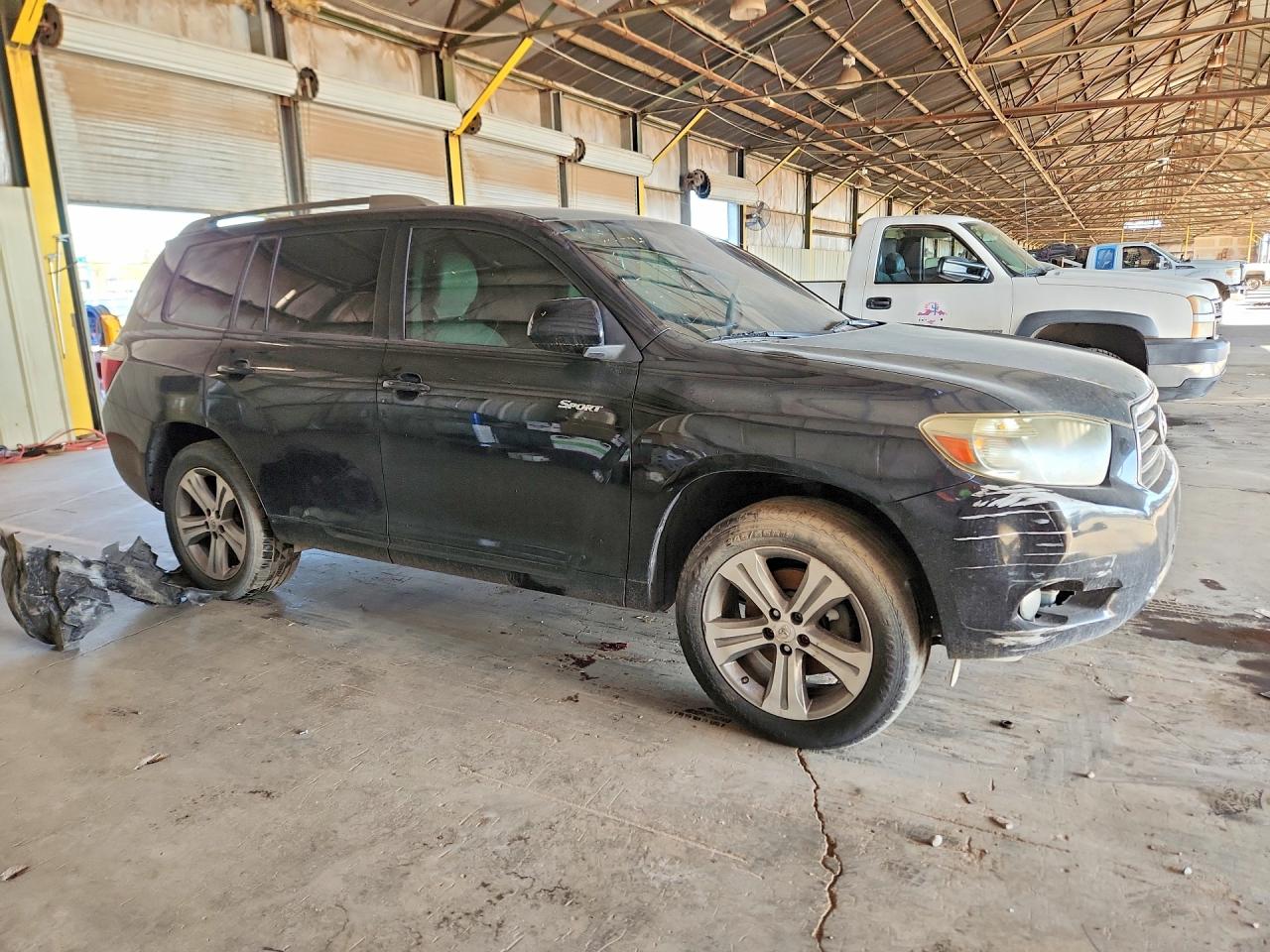 2008 Toyota Highlander Sport Black vin: JTEES43A182091786