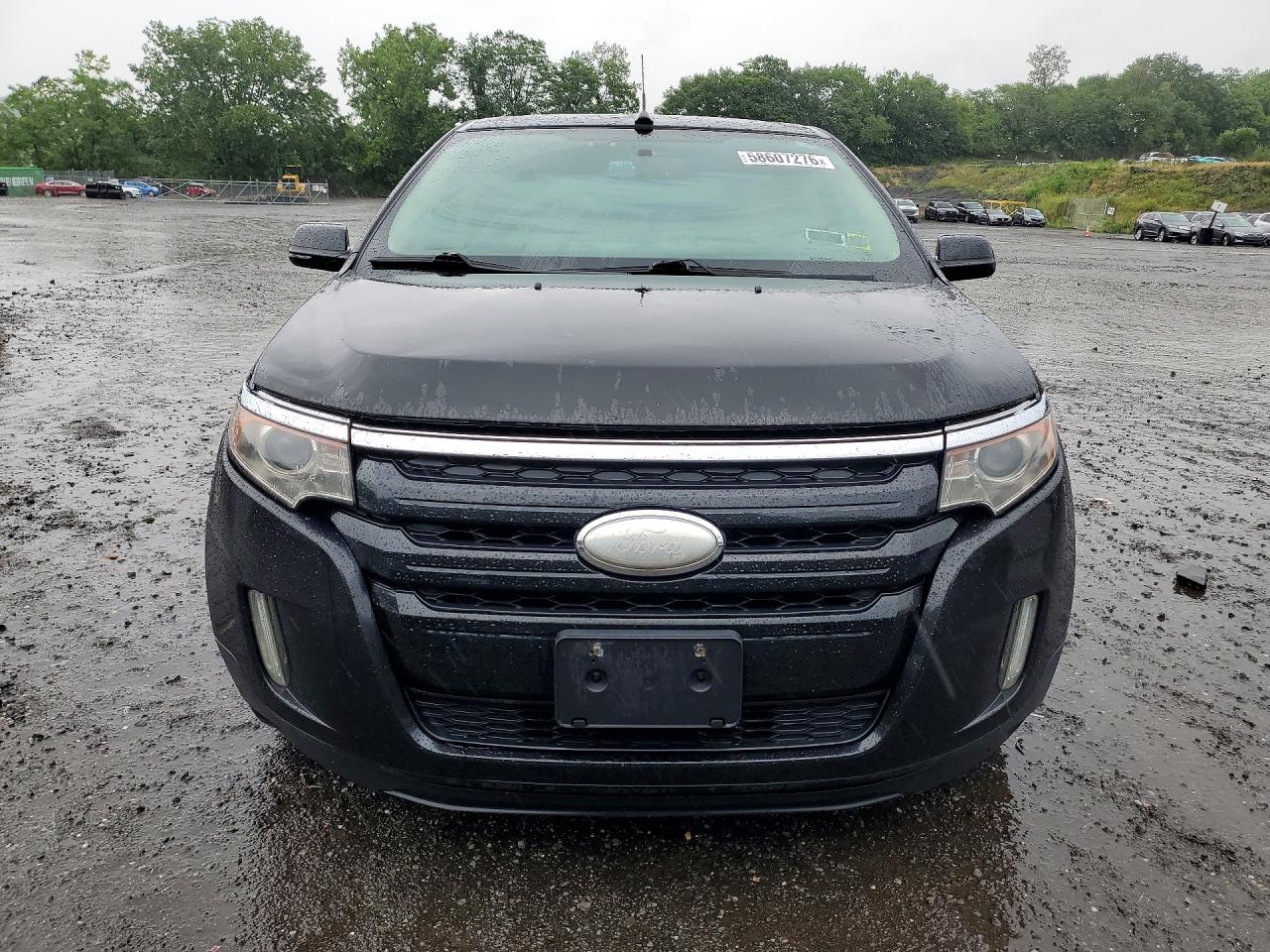 2014 Ford Edge Sel Black vin: 2FMDK4JC0EBA22433