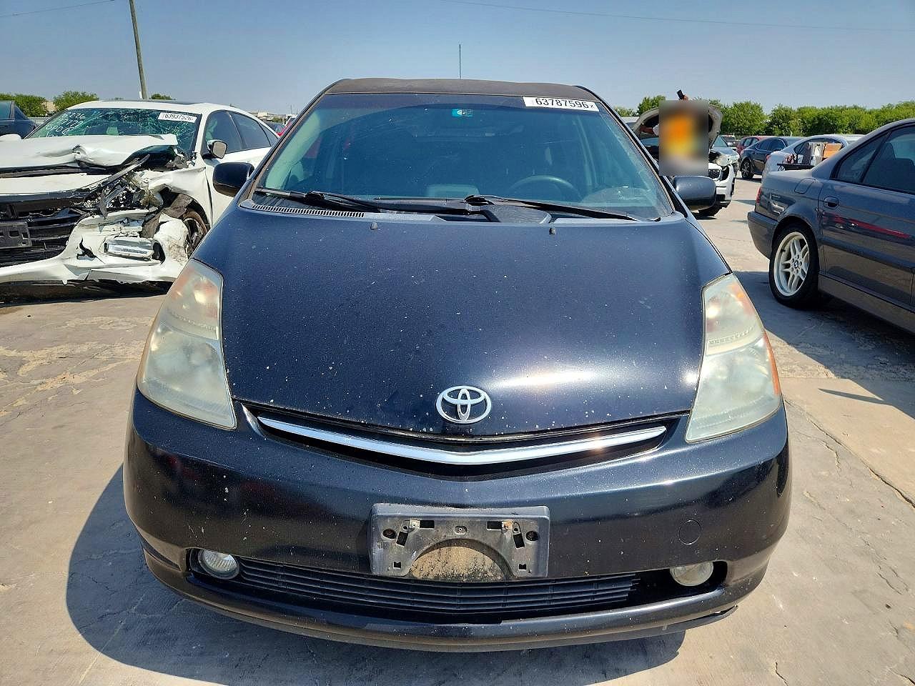2008 Toyota Prius Touring Black vin: JTDKB20U083410034
