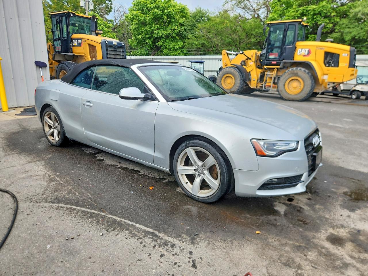 2014 Audi A5 Premium Plus Silver vin: WAULFAFH6EN013969