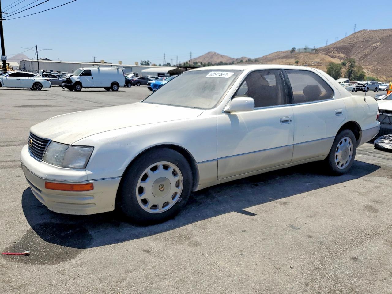 1996 Lexus Ls 400 White vin: JT8BH22F8T0036682