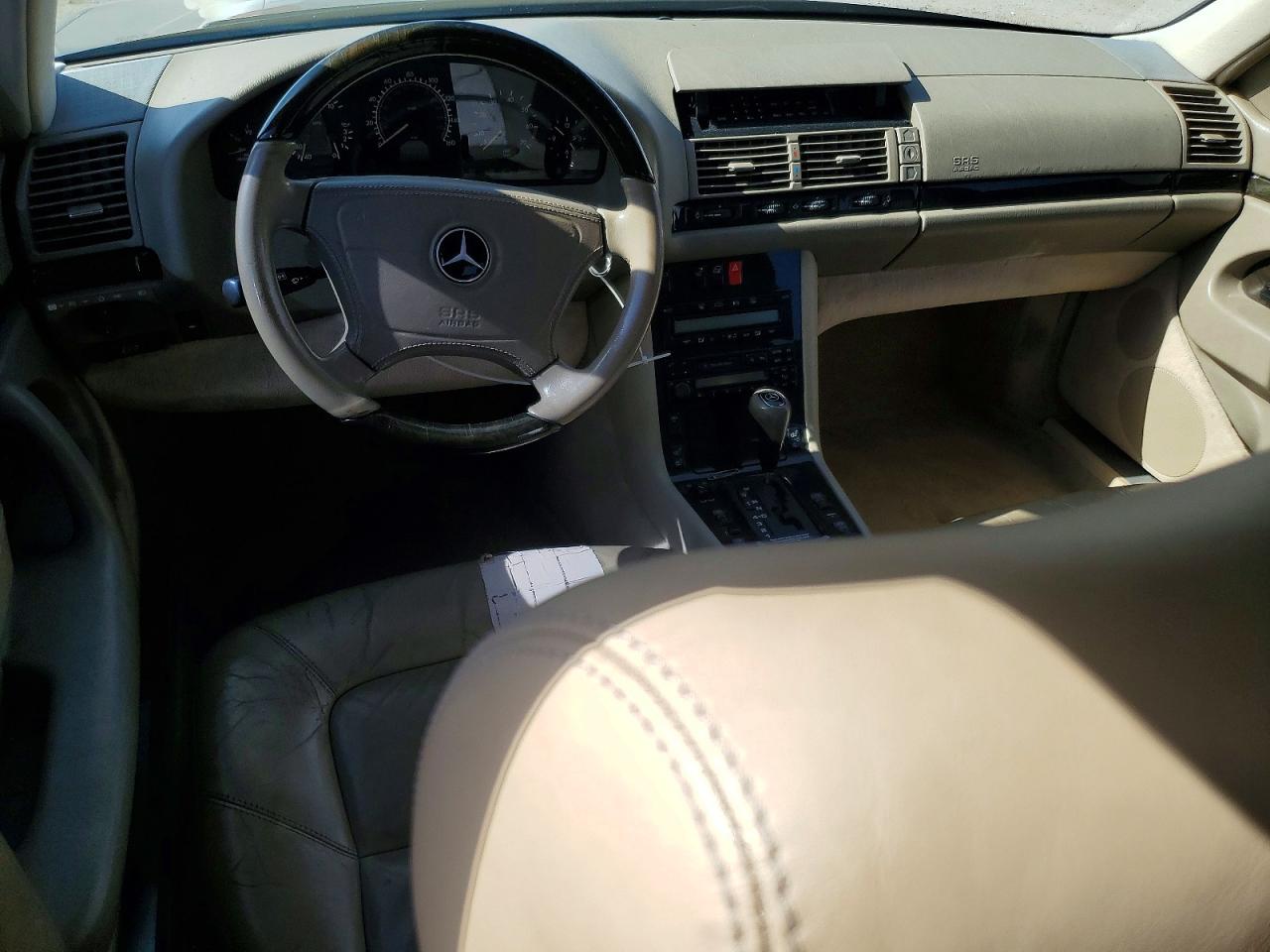1999 Mercedes-benz S 500 Black vin: WDBGA51G3XA409083