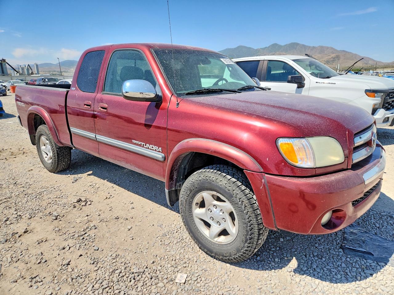 2003 Toyota Tundra Access Cab Sr5 Burgundy vin: 5TBBT44163S335607