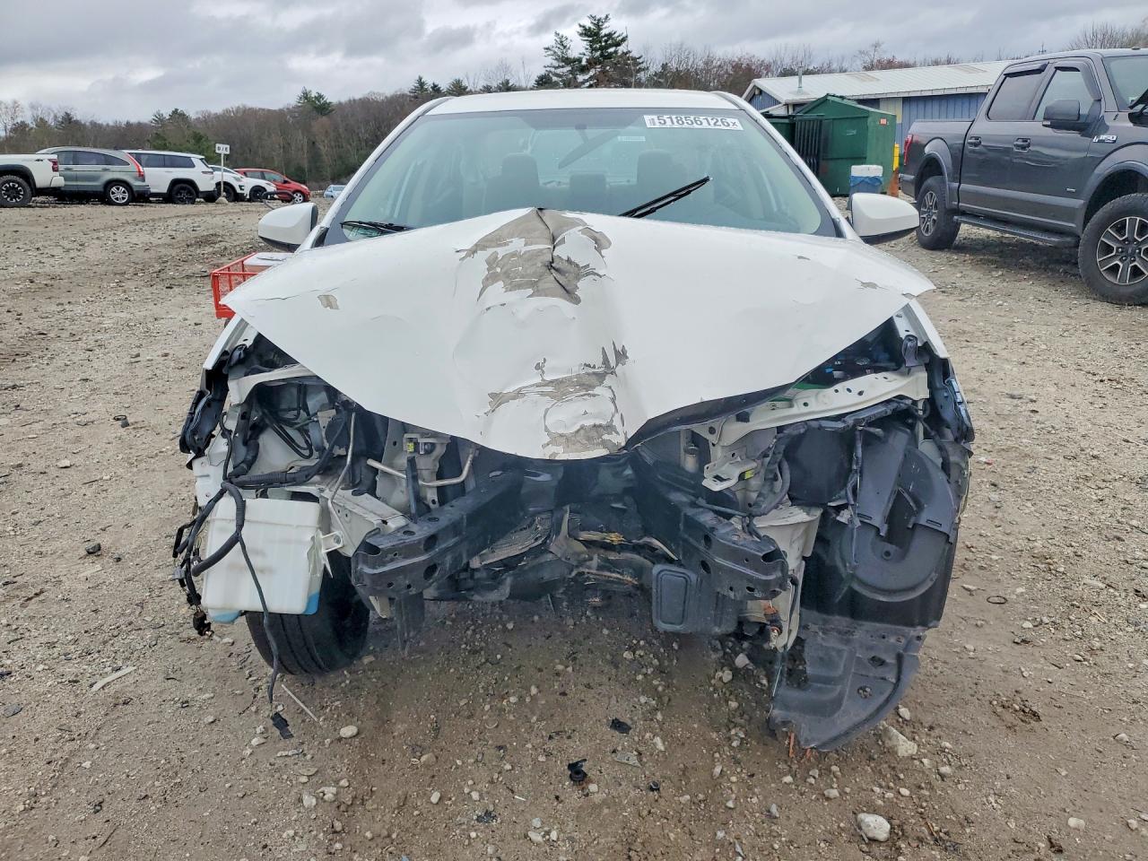 2014 Toyota Corolla Le Eco White vin: 5YFBPRHE8EP034418