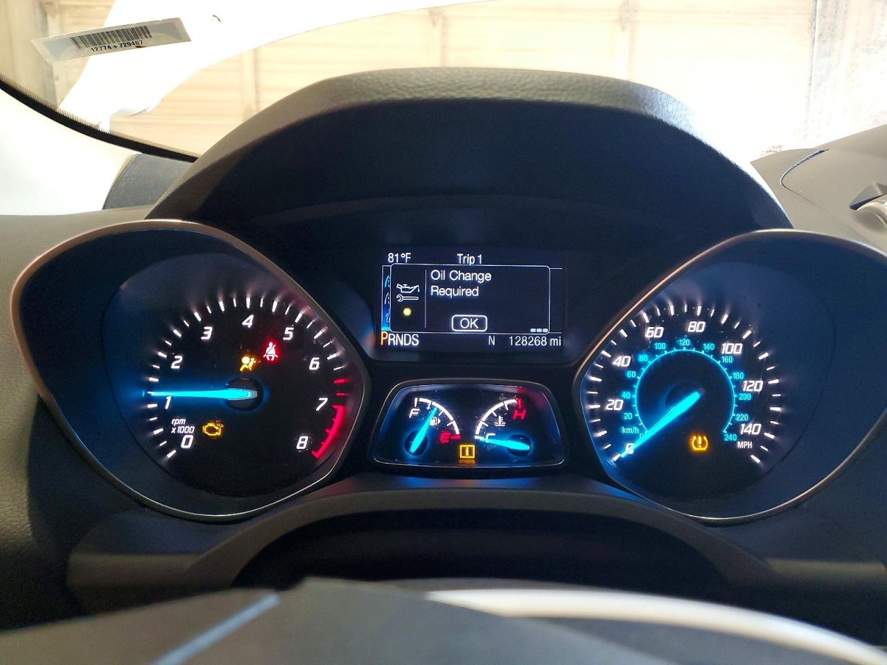 2015 Ford Escape Titanium Белый vin: 1FMCU0JX2FUC24994