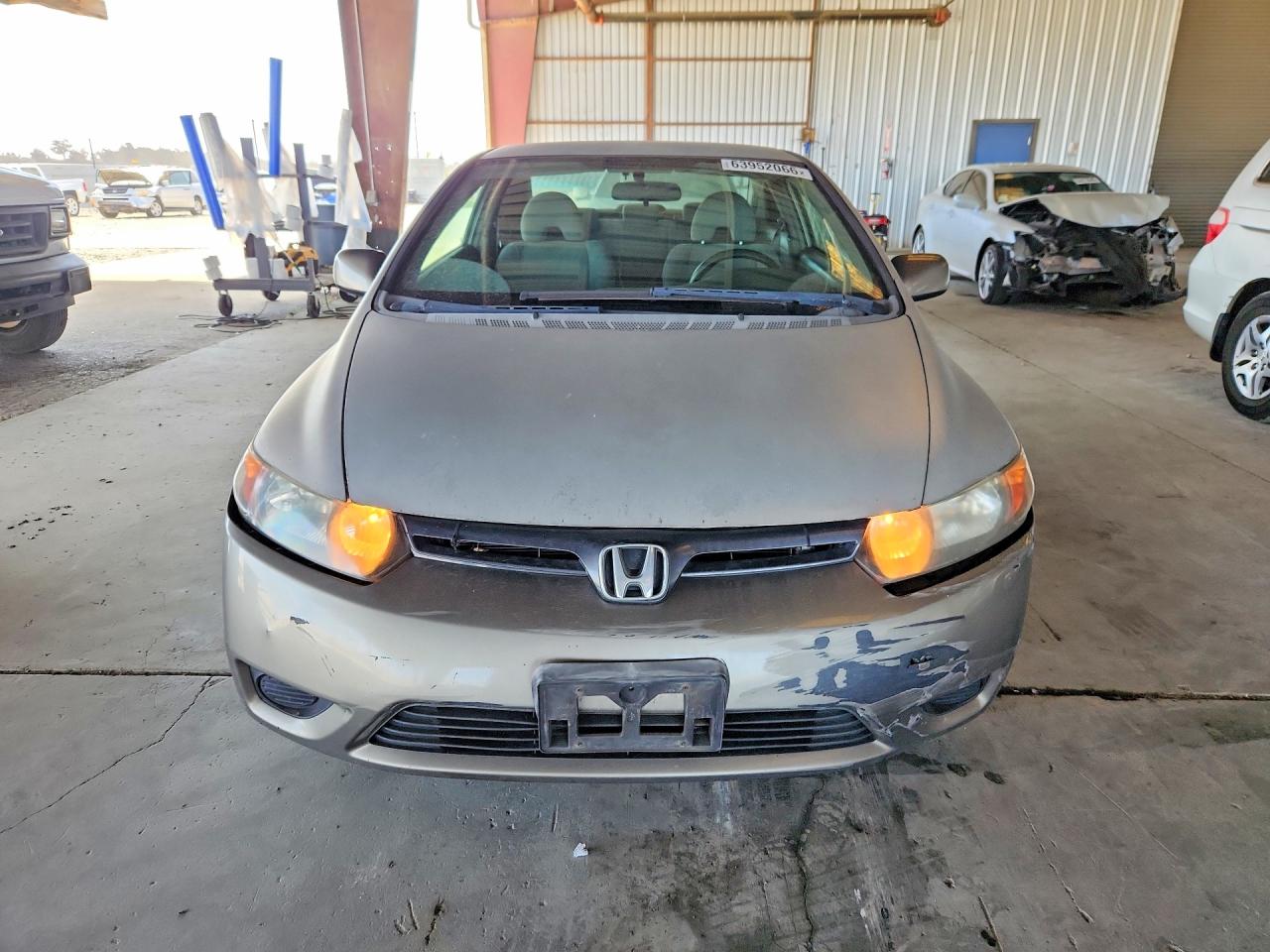 2006 Honda Civic Lx Gray vin: 2HGFG12636H548786