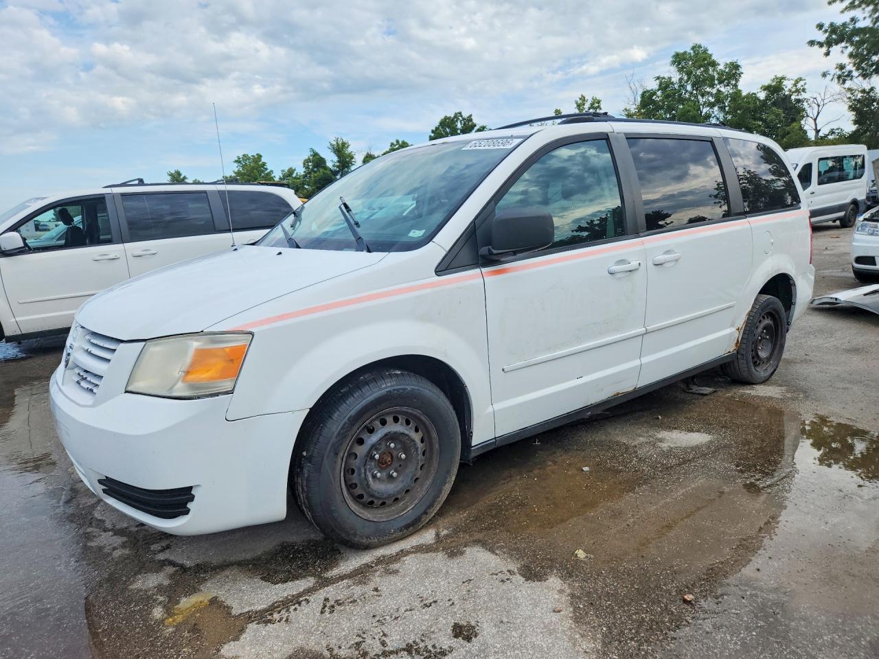 2010 Dodge Grand Caravan Hero Белый vin: 2D4RN3D19AR401540
