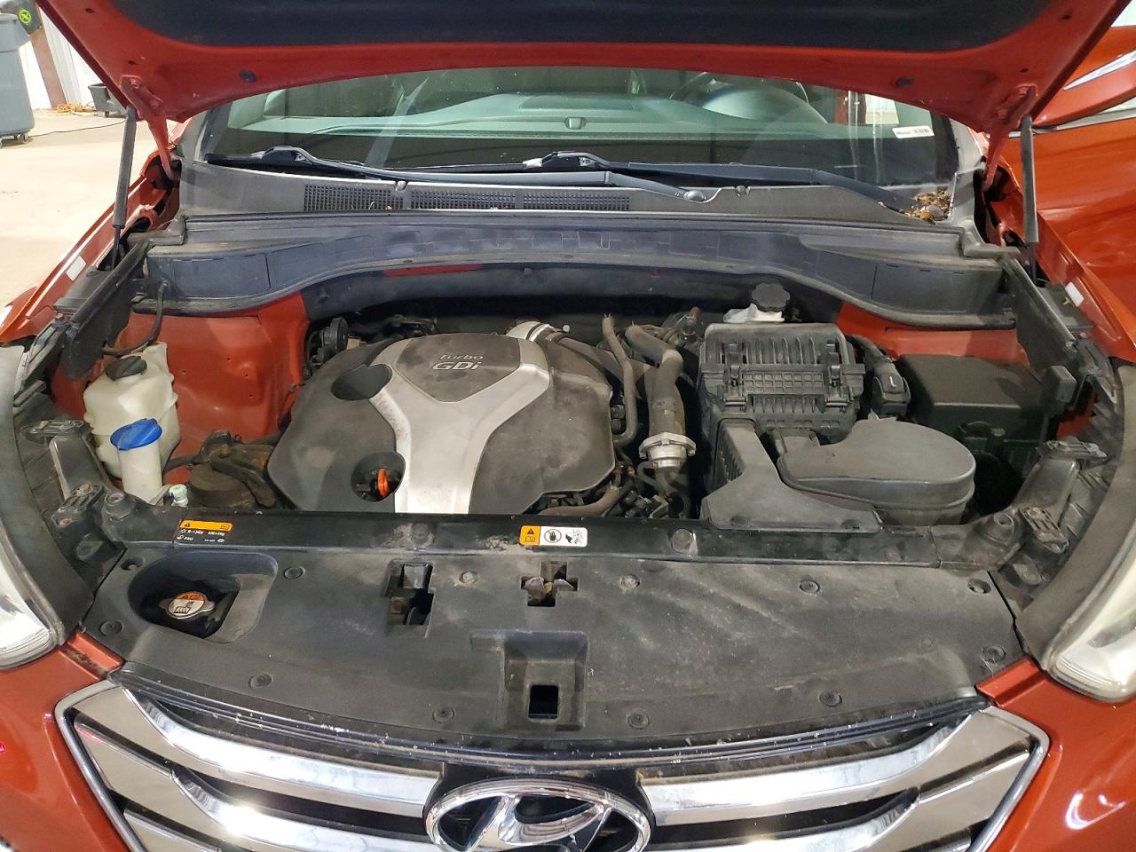 2013 Hyundai Santa Fe Sport 2.0t Оранжевый vin: 5XYZW3LA3DG041668