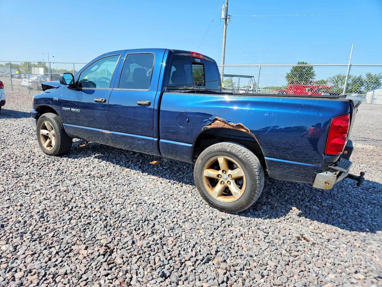 2007 Dodge Ram 1500 St Blue vin: 1D7HU18227J595804
