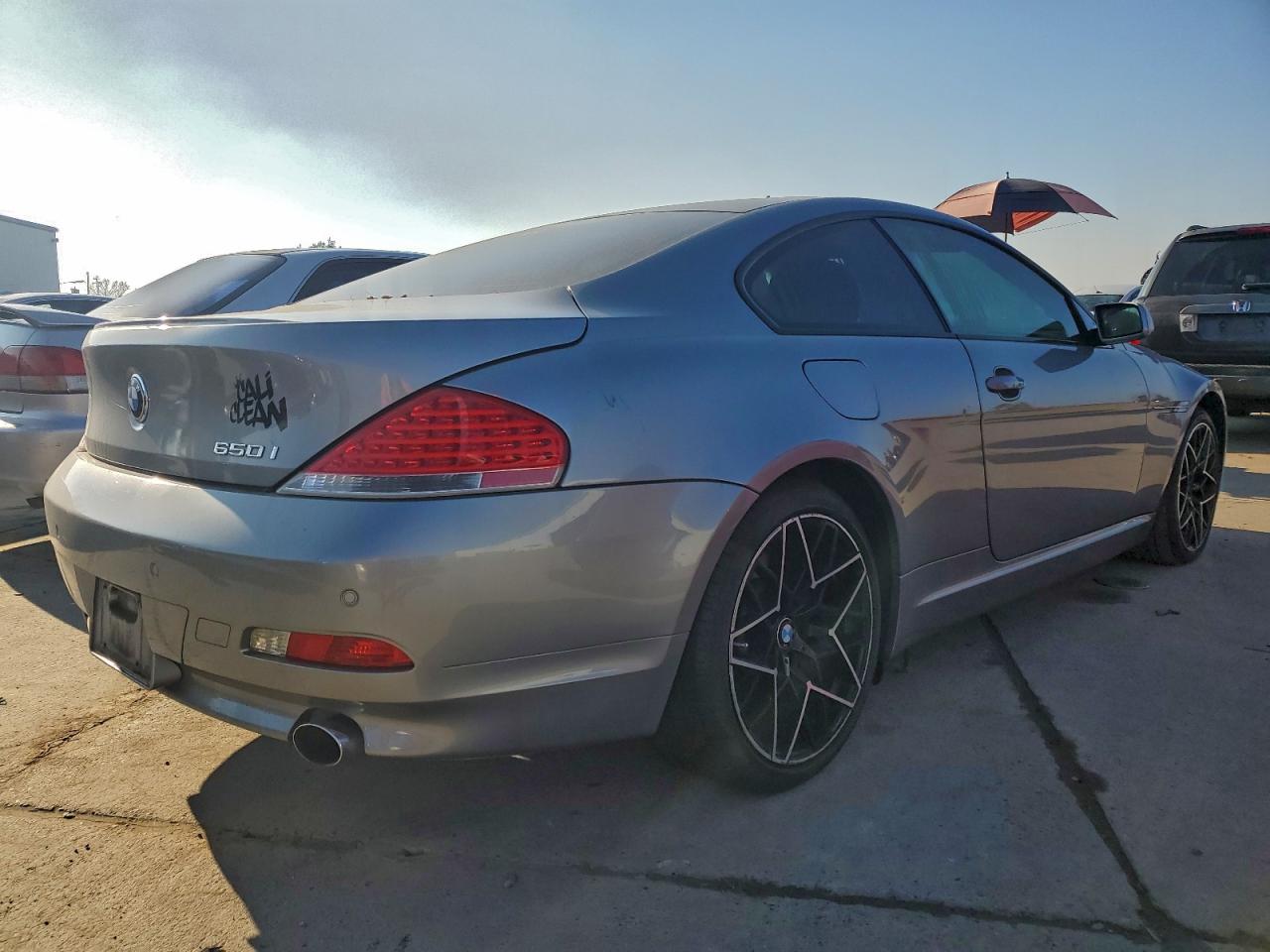 2007 Bmw 650 I Gray vin: WBAEH13577CR53239