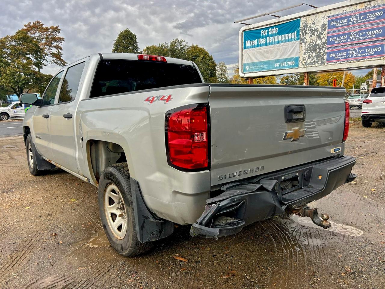 2016 Chevrolet Silverado K1500 Silver vin: 3GCUKNEC5GG109149