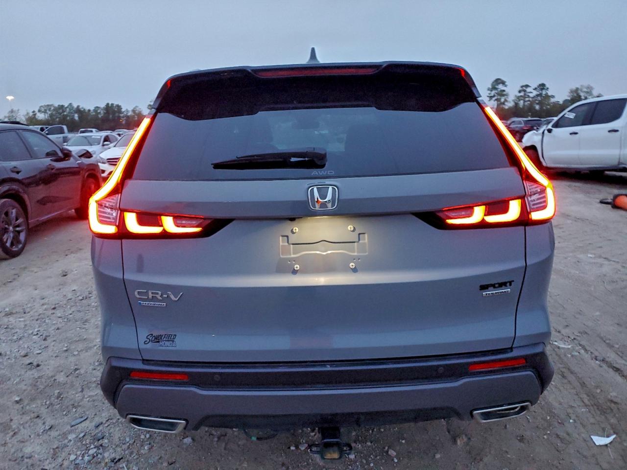 2024 Honda Cr-v Sport Touring Gray vin: 5J6RS6H96RL028401