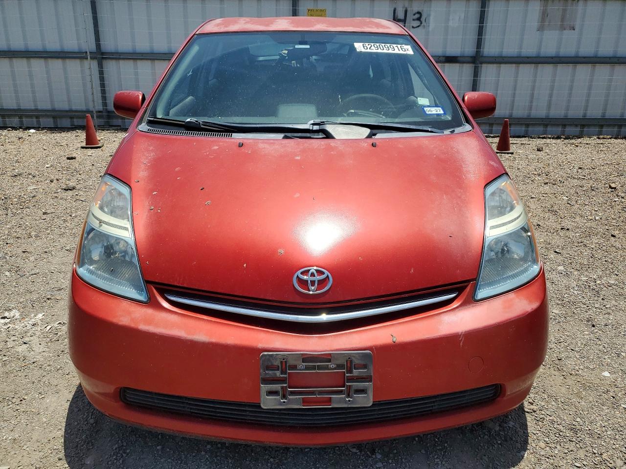 2007 Toyota Prius Base Red vin: JTDKB20U877596395