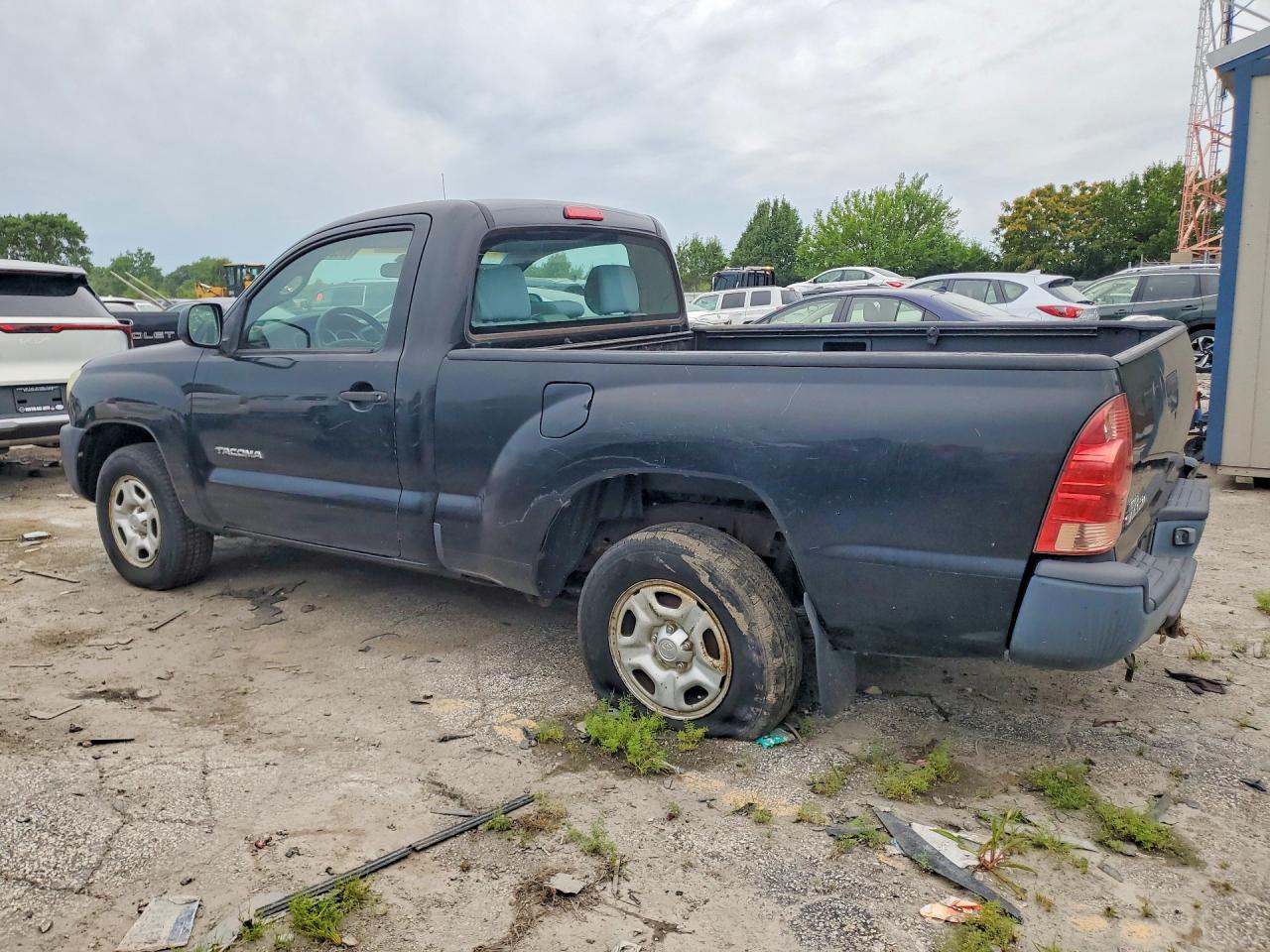 2007 Toyota Tacoma Base Black vin: 5TENX22N87Z435834