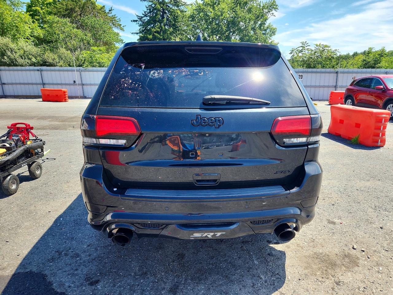 2014 Jeep Grand Cherokee Srt-8 Black vin: 1C4RJFDJ9EC555495