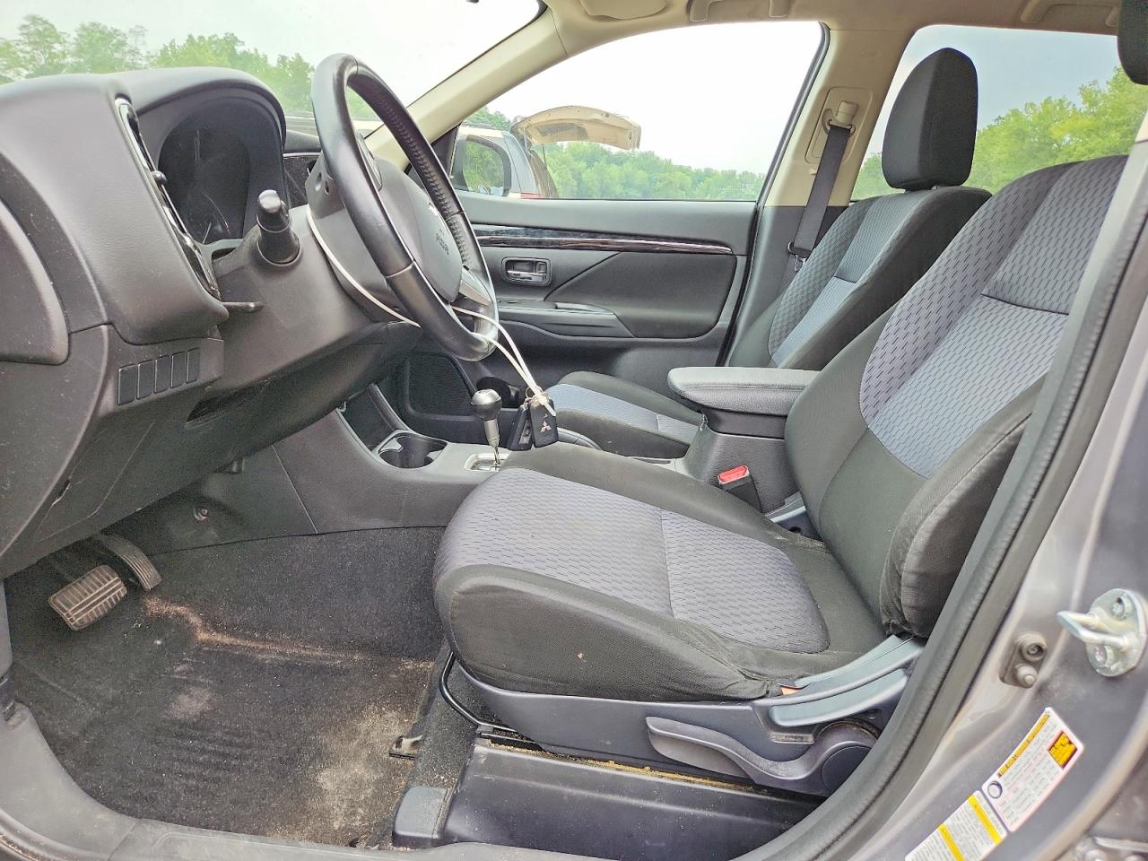 2014 Mitsubishi Outlander Se Серый vin: JA4AZ3A32EZ003287