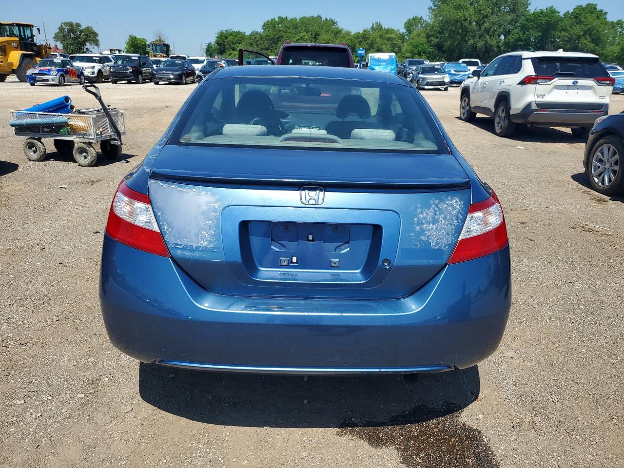 2008 Honda Civic Lx Blue vin: 2HGFG12688H551945