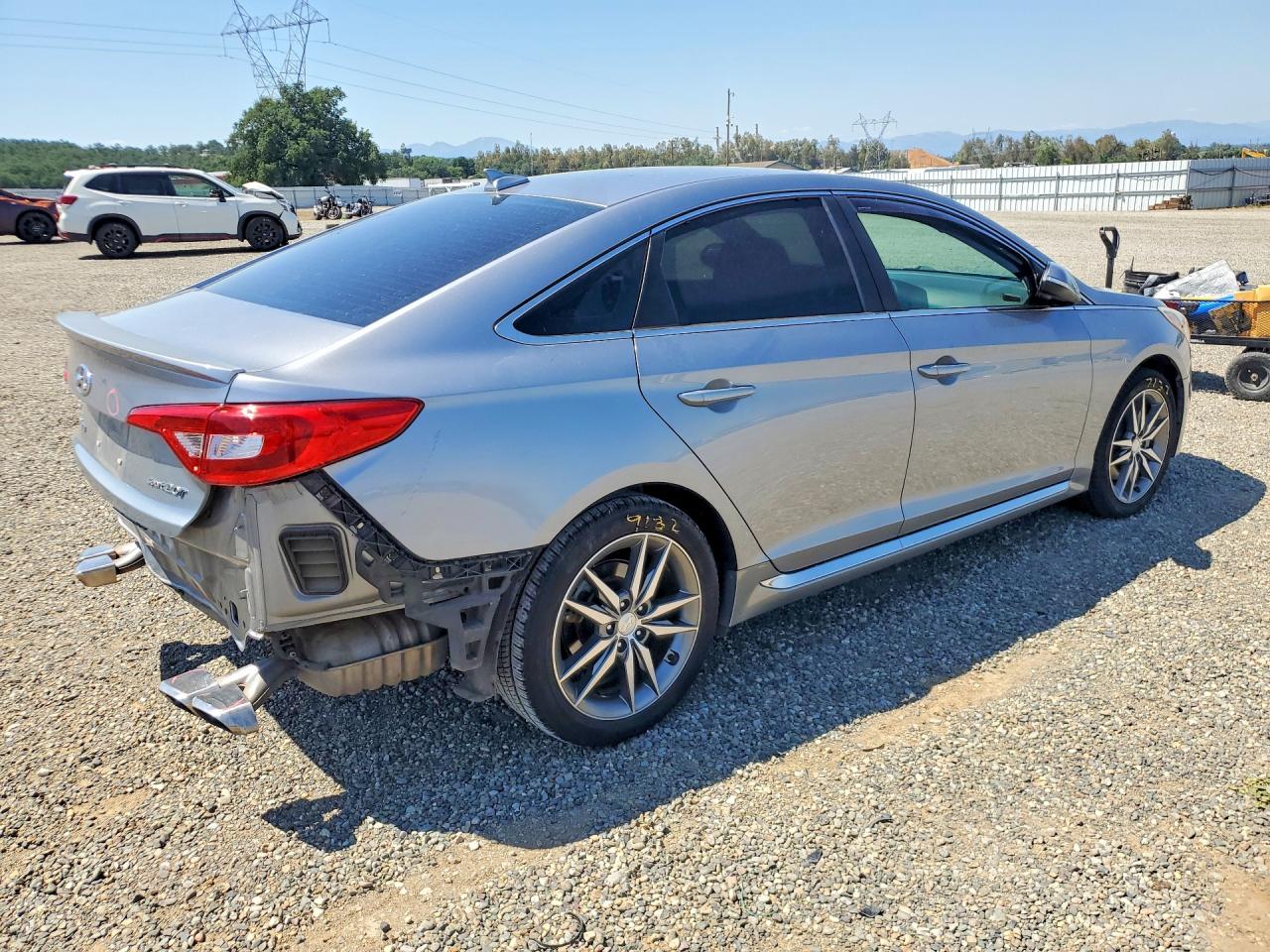 2017 Hyundai Sonata Sport 2.0t Серебряный vin: 5NPE34ABXHH579047