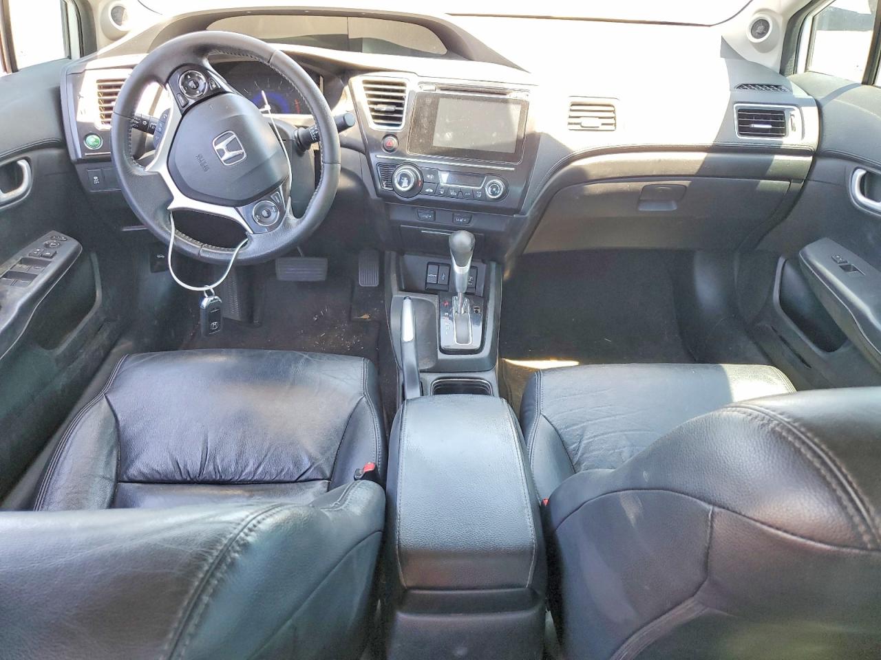 2015 Honda Civic Exl White vin: 19XFB2F96FE206252