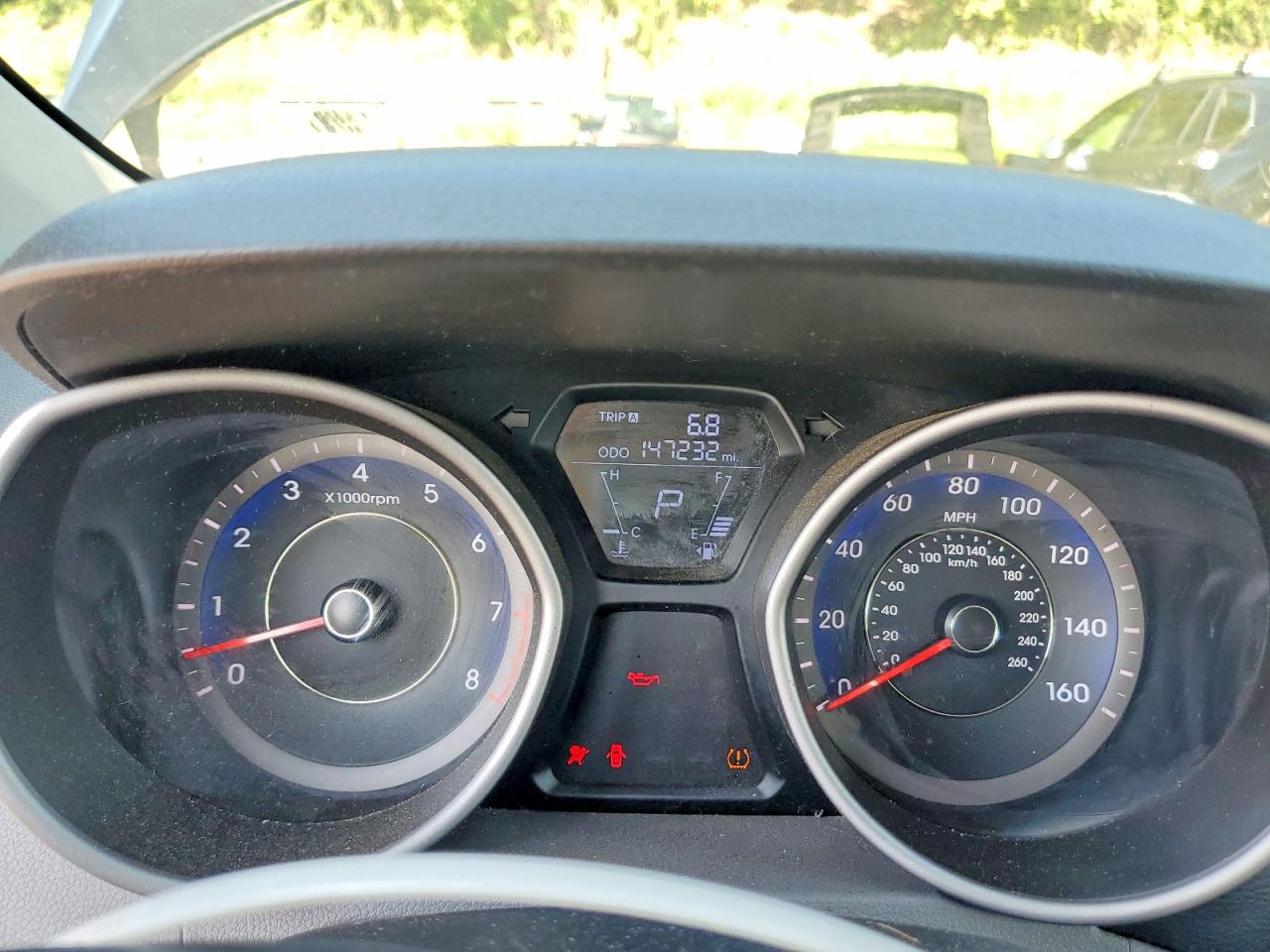 2013 Hyundai Elantra Gls Black vin: KMHDH4AE8DU765253