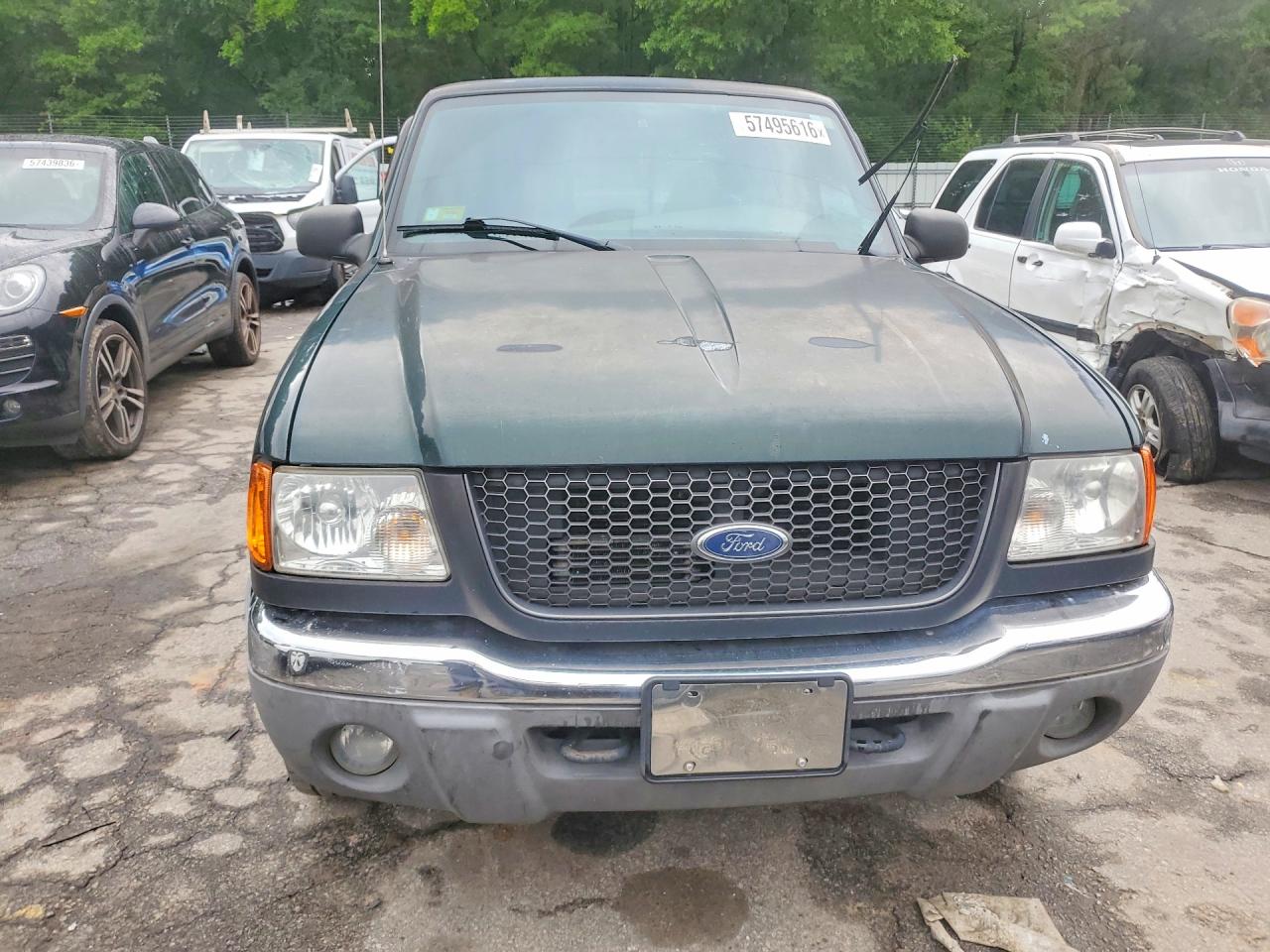 2003 Ford Ranger Super Cab Green vin: 1FTZR45E73PB19099
