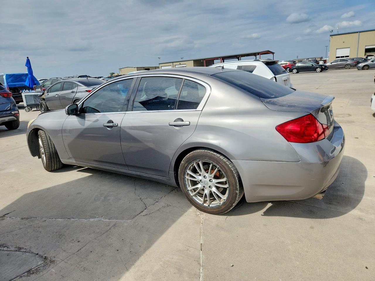 2007 Infiniti G35 Base Gray vin: JNKBV61E97M717344