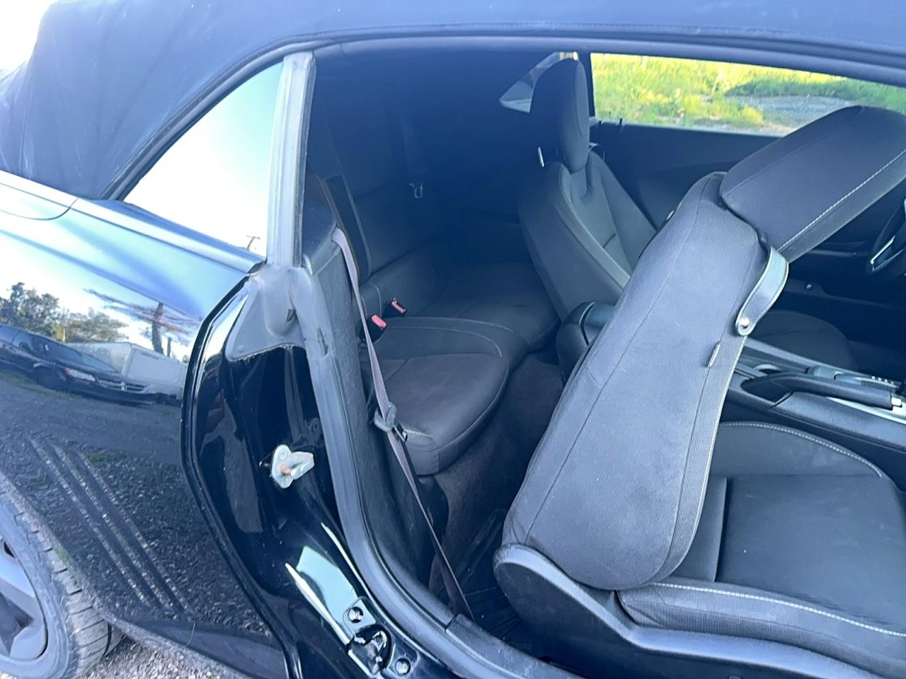 2012 Chevrolet Camaro Lt Black vin: 2G1FB3D36C9166648