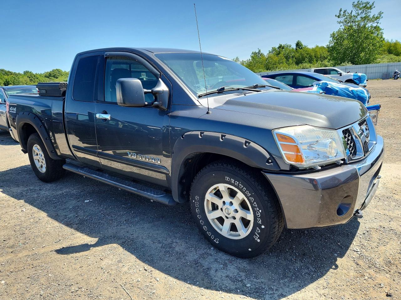 2006 Nissan Titan Xe Gray vin: 1N6AA06B76N512485