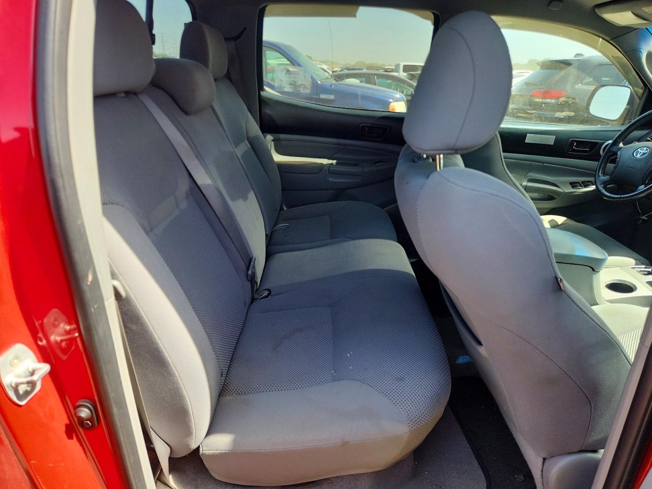 2010 Toyota Tacoma Double Cab Red vin: 3TMLU4EN9AM056059