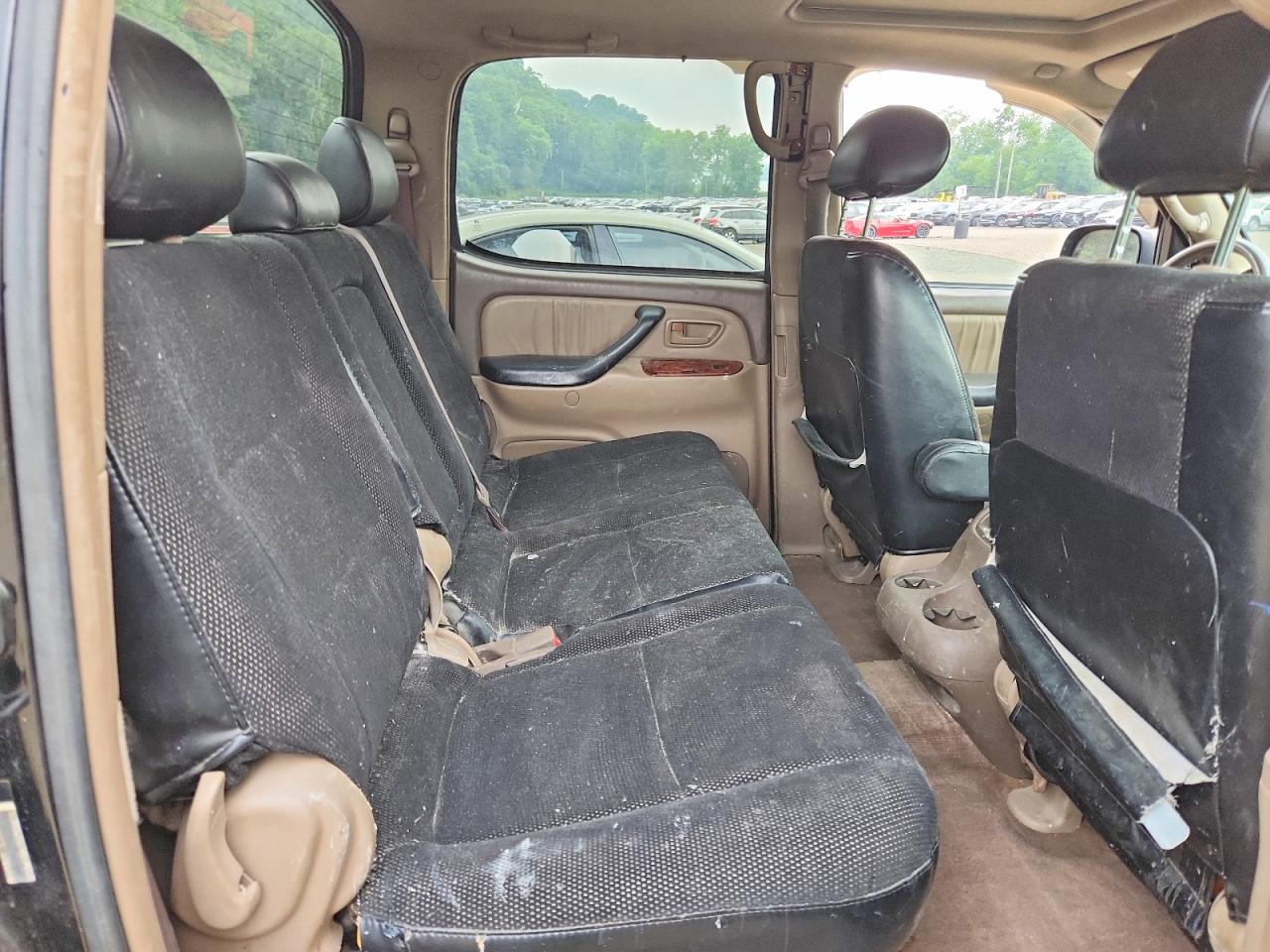 2004 Toyota Tundra Double Cab Limited Black vin: 5TBDT48154S444886