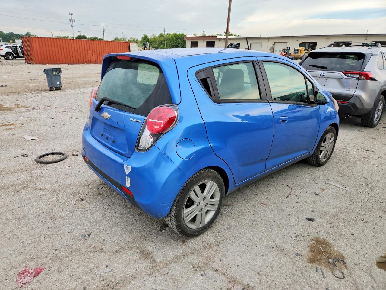 2014 Chevrolet Spark Ls Blue vin: KL8CB6S90EC590950