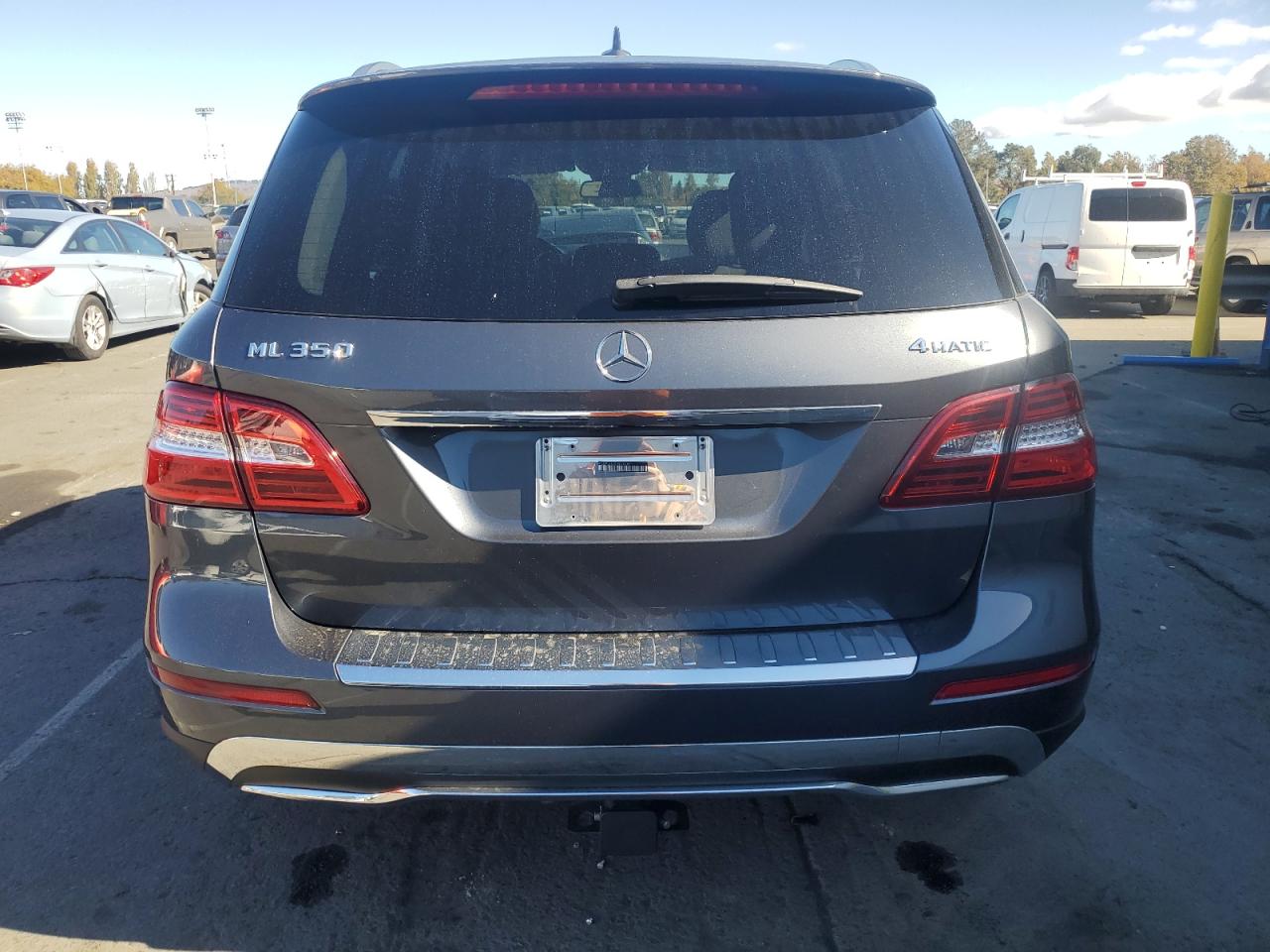 2012 Mercedes-benz Ml 350 4matic Charcoal vin: 4JGDA5HB9CA020162