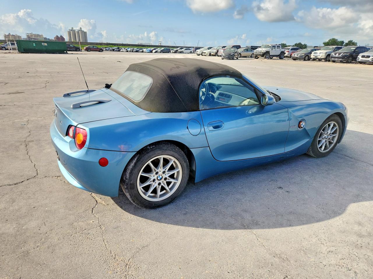 2004 Bmw Z4 2.5 Blue vin: 4USBT33554LS48851