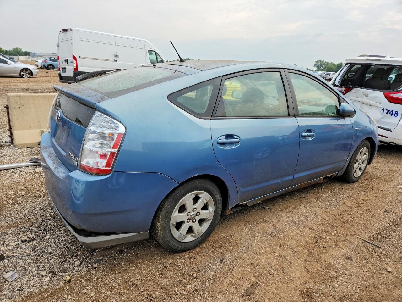 2008 Toyota Prius Base Blue vin: JTDKB20U187765089