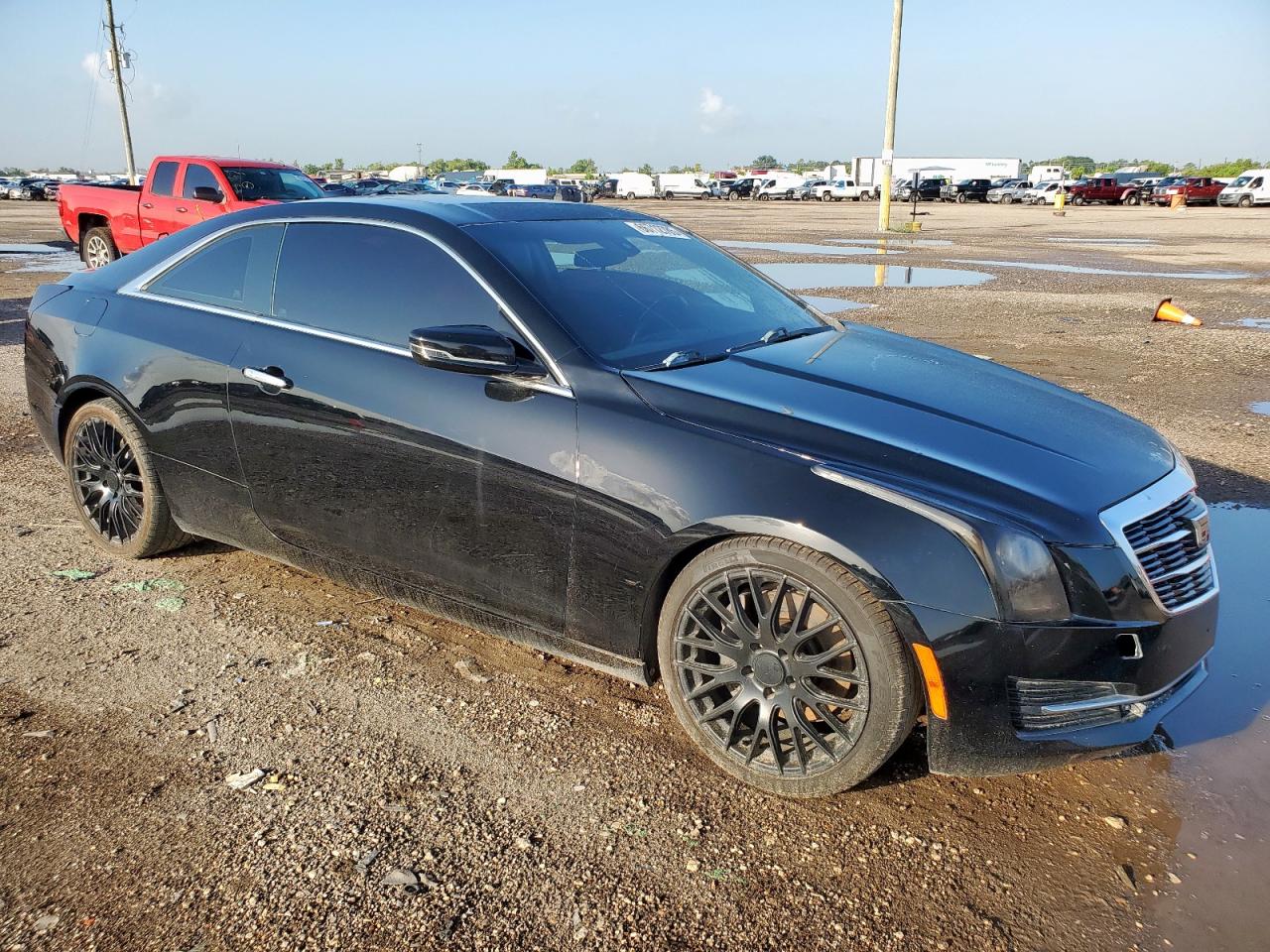 2015 Cadillac Ats Черный vin: 1G6AA1RX9F0114355