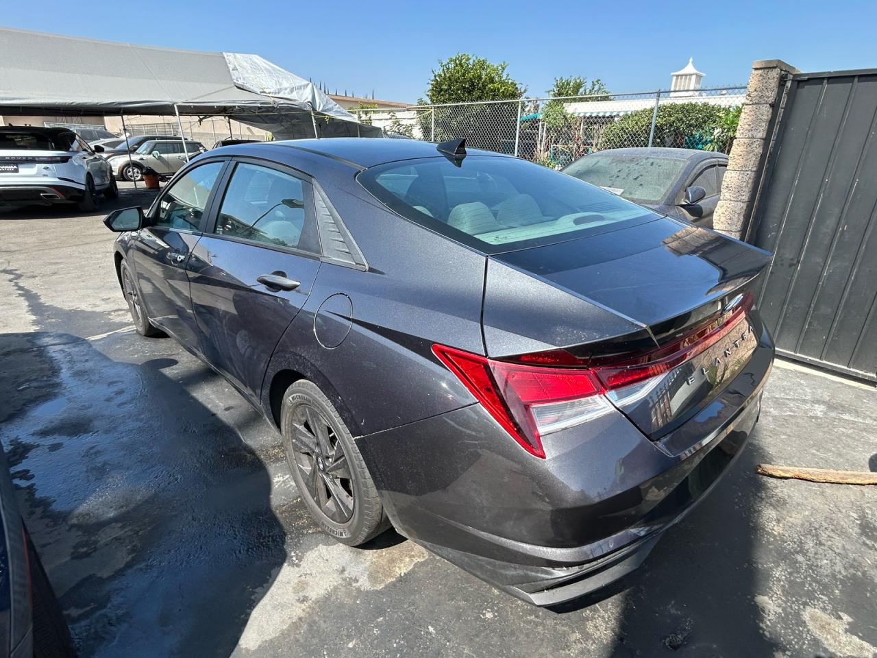 2021 Hyundai Elantra Sel Gray vin: 5NPLM4AG8MH013446