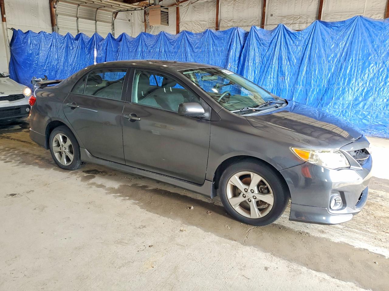 2011 Toyota Corolla S Gray vin: 2T1BU4EE2BC698239