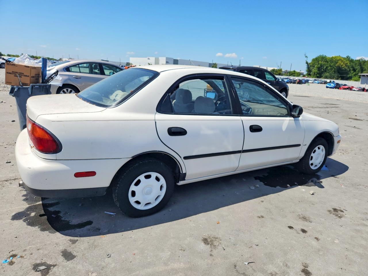 1996 Mazda Protege Dx Белый vin: JM1BB1418T0301499