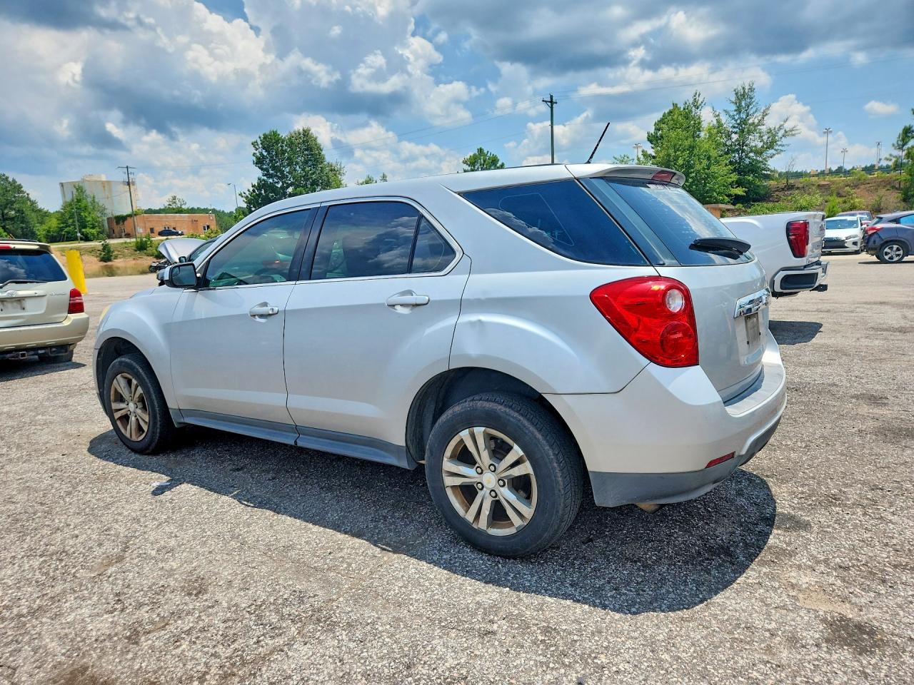 2013 Chevrolet Equinox Ls Silver vin: 2GNALBEK6D6227294