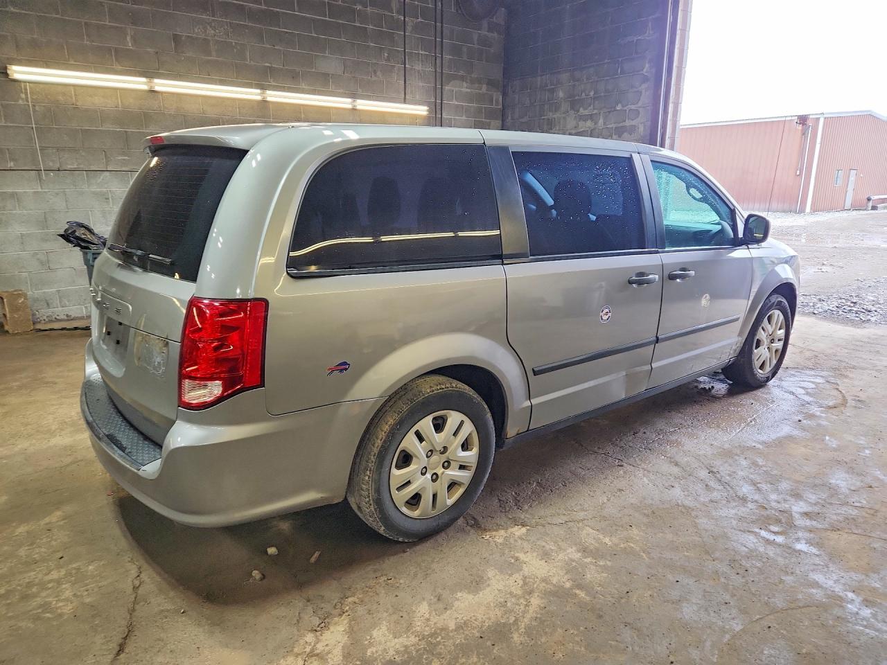 2014 Dodge Grand Caravan Se Silver vin: 2C4RDGBG2ER248178