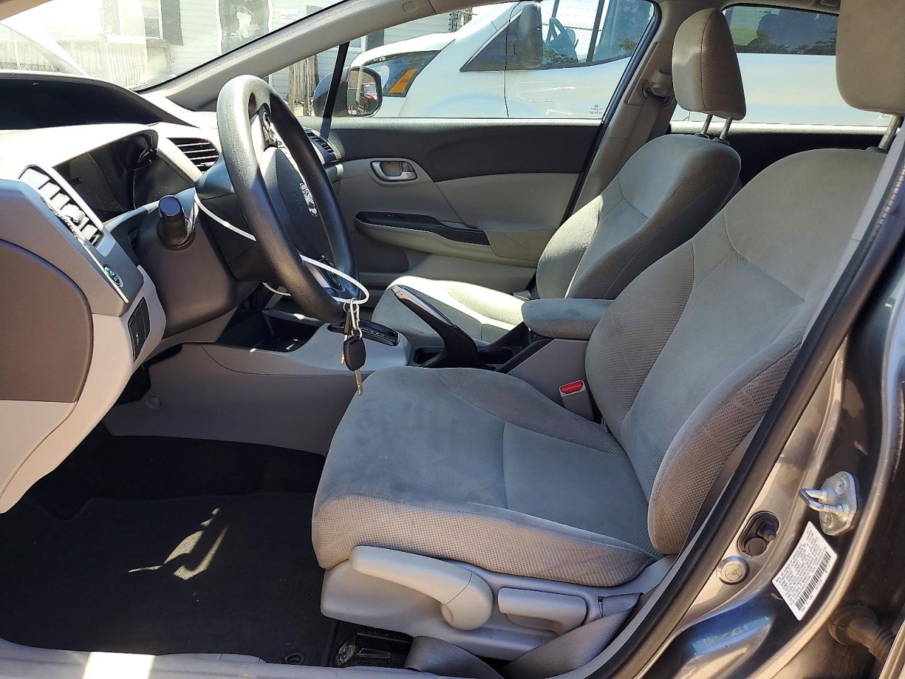2012 Honda Civic Lx Gray vin: 2HGFB2F50CH313344