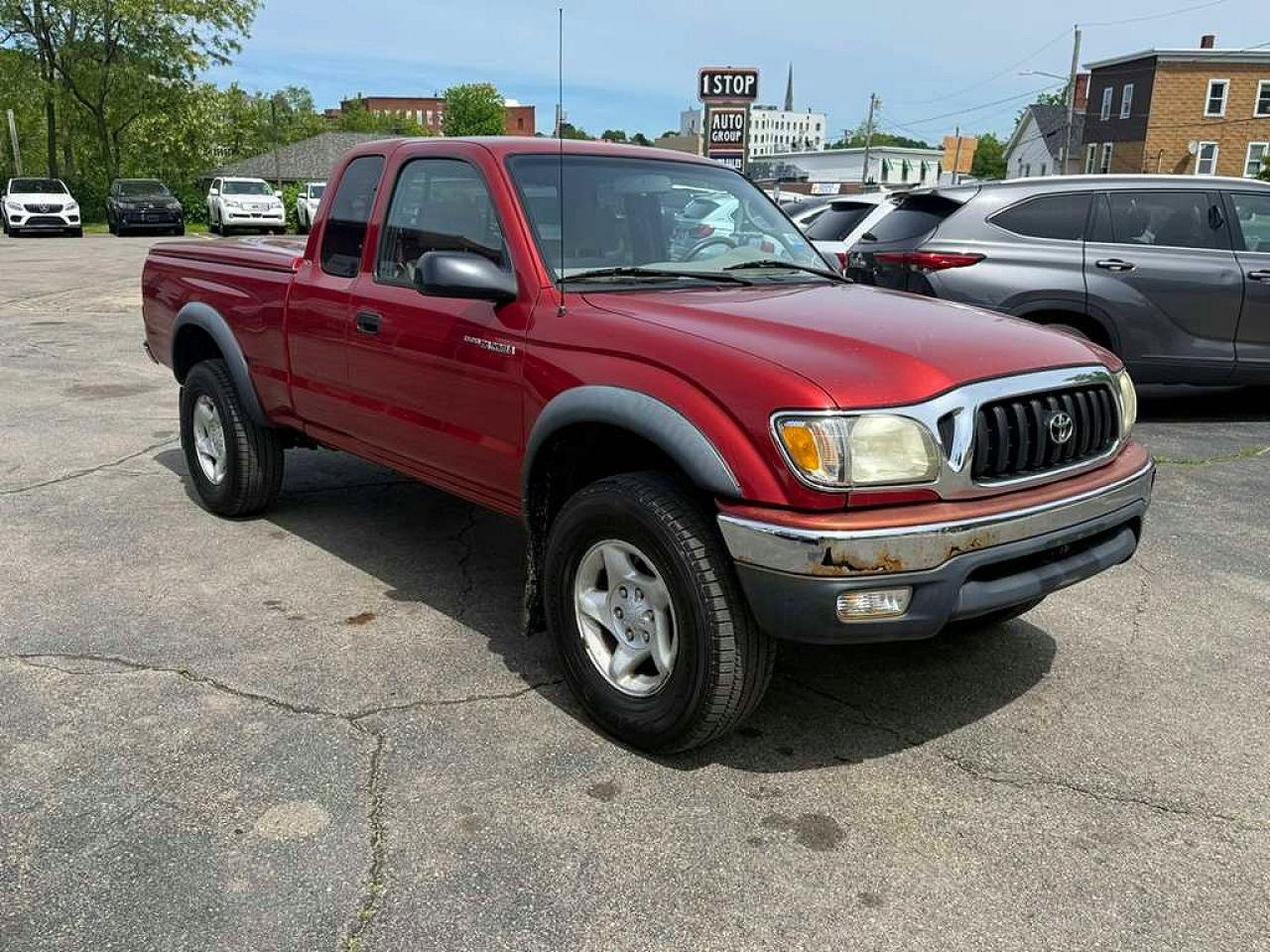 2002 Toyota Tacoma Xtracab Красный vin: 5TEWN72N52Z895629
