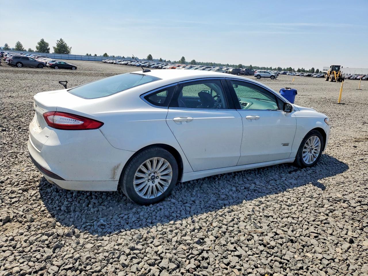 2014 Ford Fusion Se Phev White vin: 3FA6P0PU8ER248072