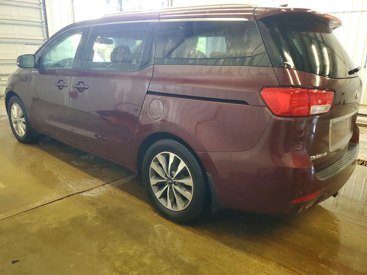 2015 Kia Sedona Sx Темно-бордовый vin: KNDMC5C14F6019523