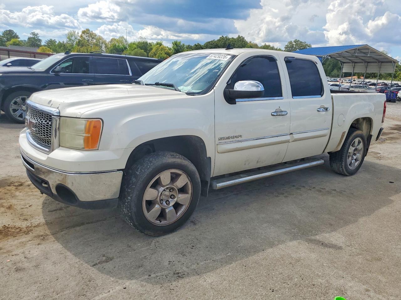 2011 Gmc Sierra C1500 Slt White vin: 3GTP1WE06BG154525