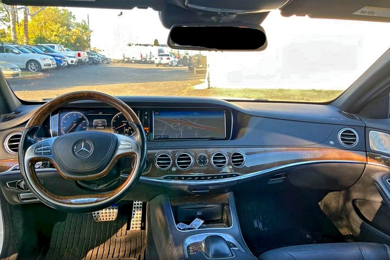 2014 Mercedes-benz S 550 White vin: WDDUG8CB7EA029608