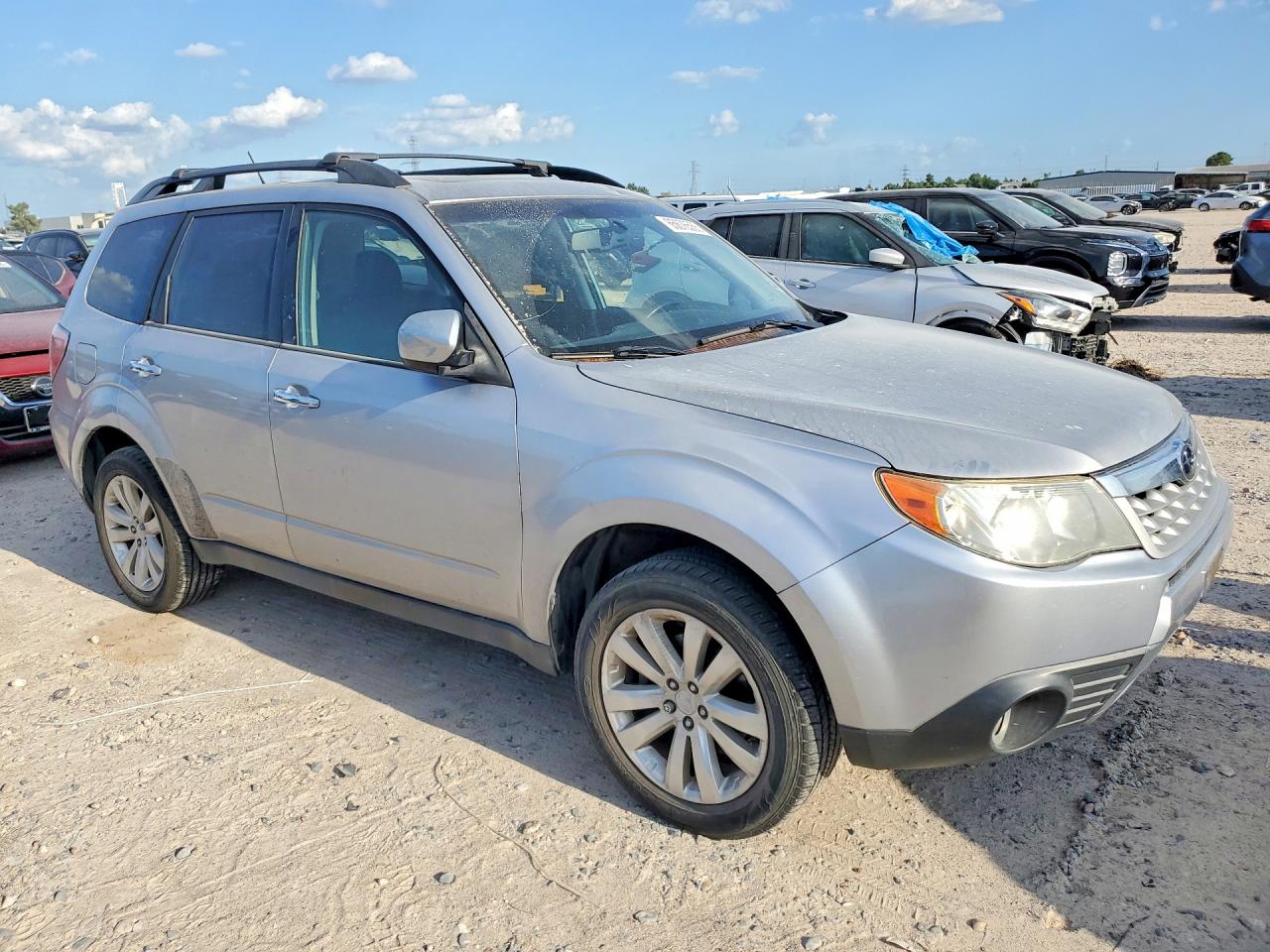 2012 Subaru Forester Limited Silver vin: JF2SHBEC7CH412911
