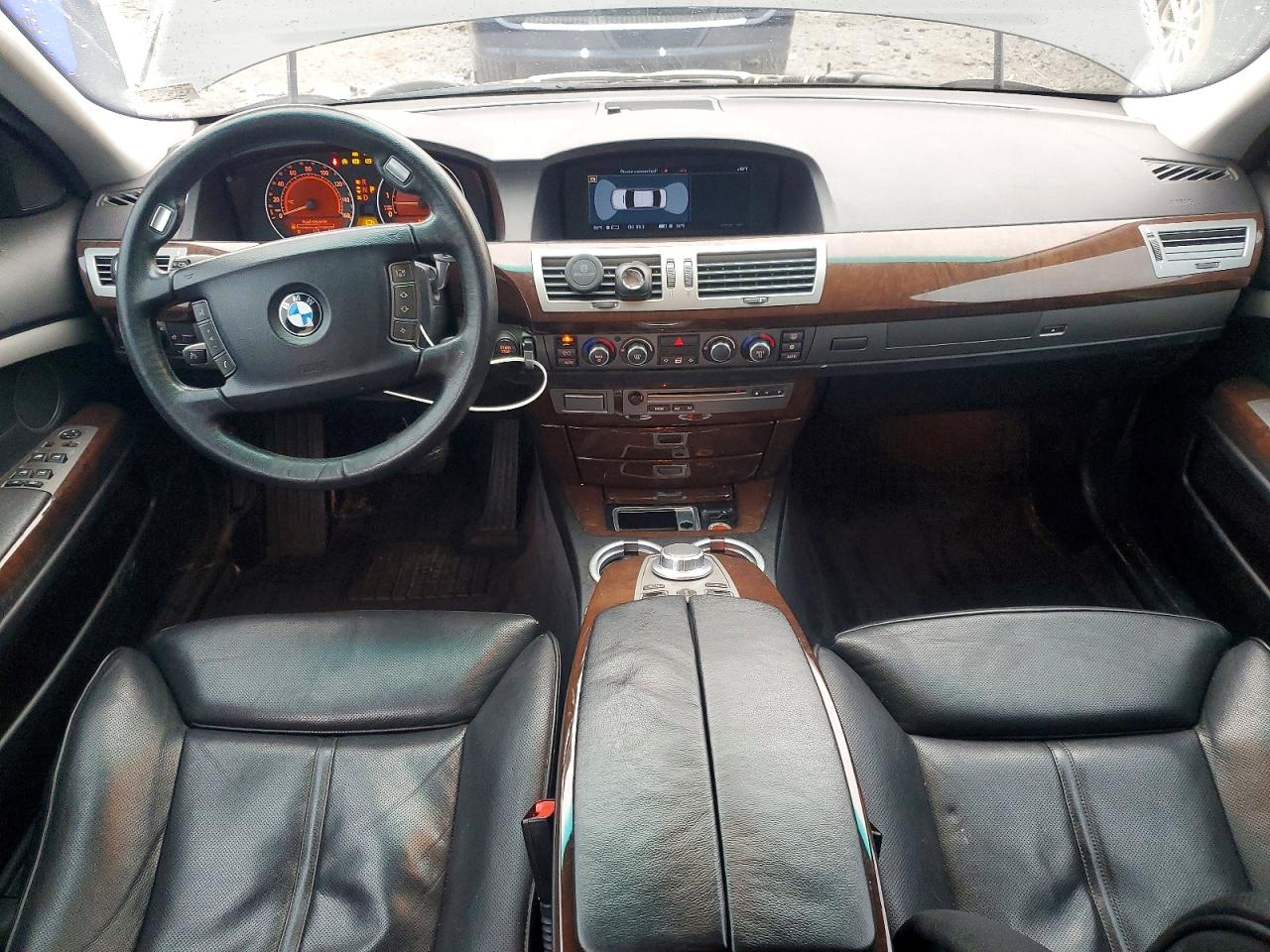 2008 Bmw 750 Li Black vin: WBAHN83598DT79639